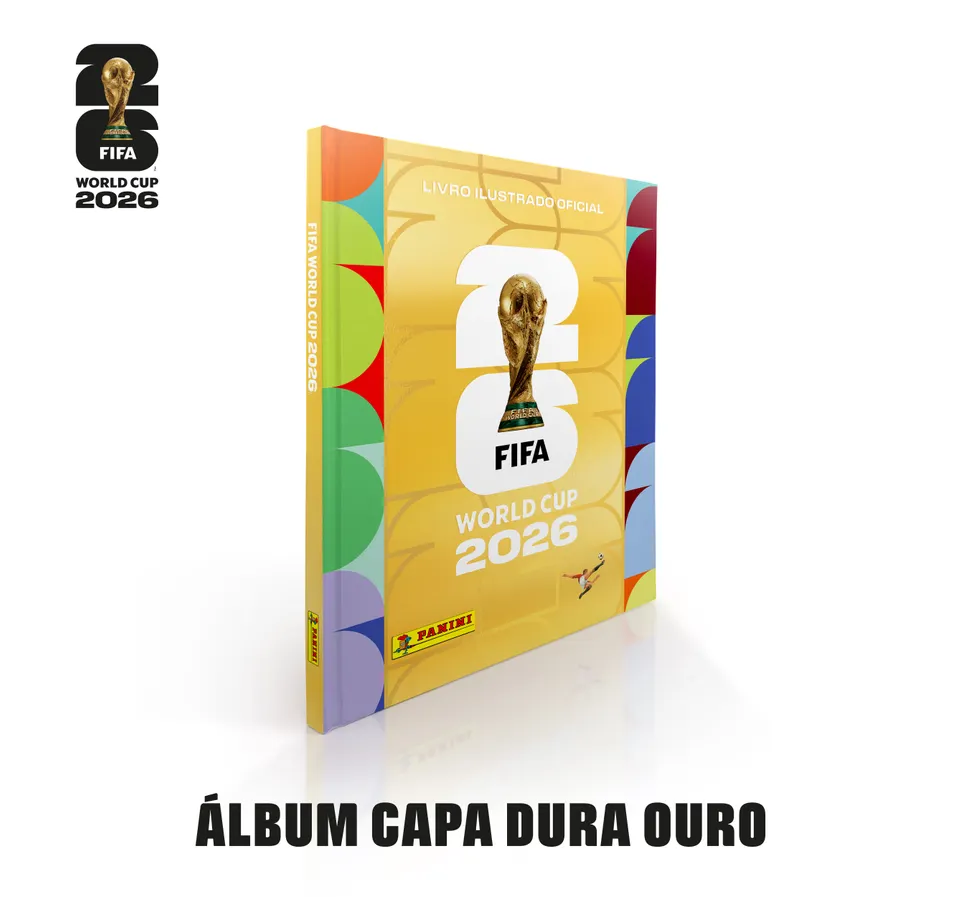 Álbum capa dura ouro Copa 2026